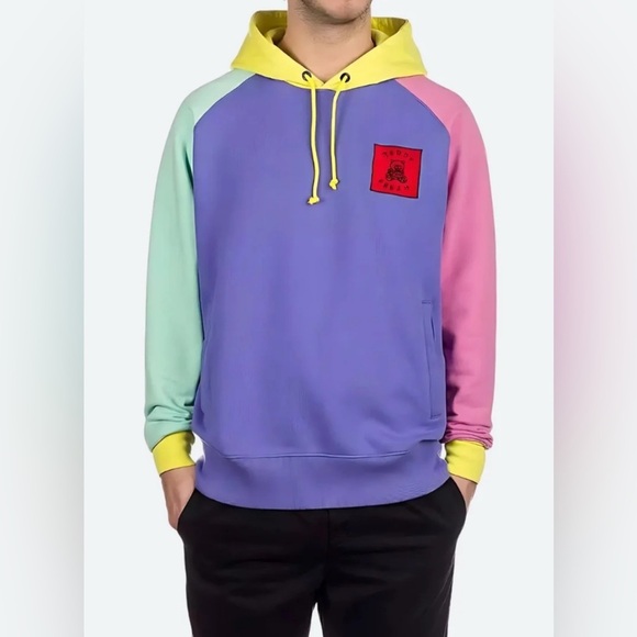 Teddy Fresh Colorblock Hoodie 2.0 Pullover Sweatshirt Unisex Size Large - Picture 1 of 10